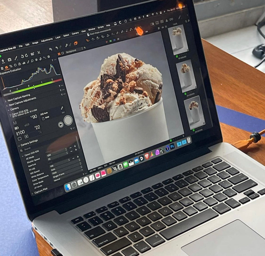 Launching a webpage without a photoshoot.
