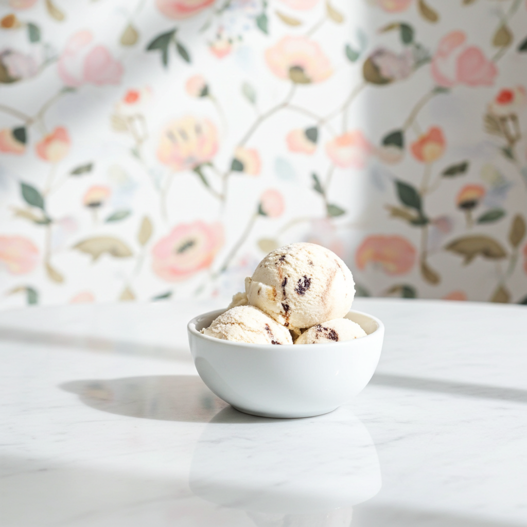 Scoops of Cool Hope Cookie Monster ice cream — small-batch, handcrafted in San Juan, Puerto Rico