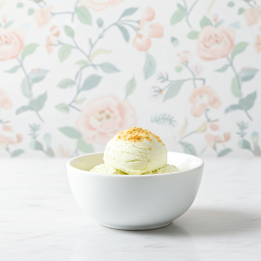 Scoops of Cool Hope key lime ice cream — small-batch, handcrafted in San Juan, Puerto Rico